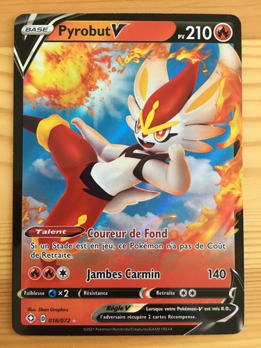 Carte pokémon pyrobut - carte,