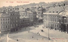 Belgique - LIÈGE - Place Saint-Lamber