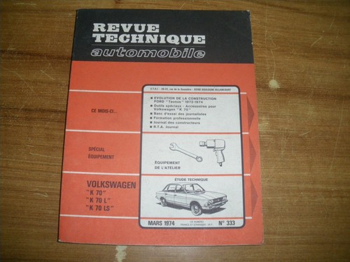 Revue technique rta volkswagen - technique,