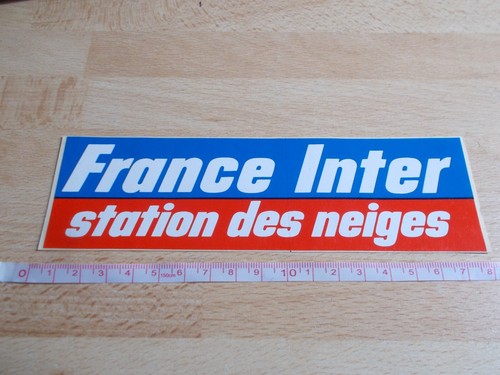 Autocollant radio france - -,