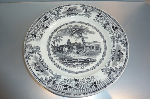 Ancienne assiette parlante