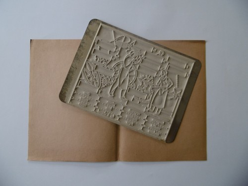 Ancien tampon encreur scolaire - ancien,