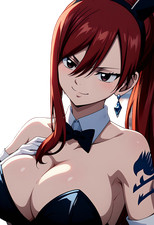 Erza Scarlet Bunny Cosplay