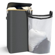 Panier a linge pliable 100L