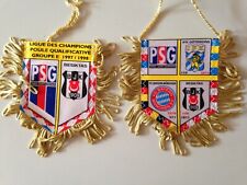 FANION GROUPE E - COUPE D'EUROPE 1997-1998 // PARIS PSG - BESIKTAS