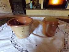 Ancienne faisselle en terre