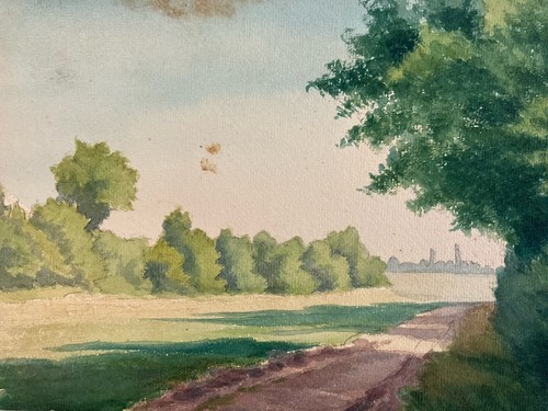 Peinture aquarelle paysage - peinture,
