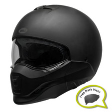 Casque moto bell broozer - moto, noir