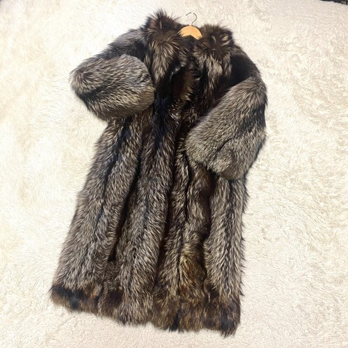Manteau pleine longueur renard