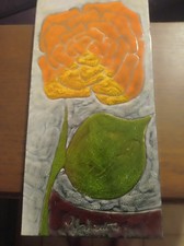 Grande Plaque Céramique Gilbert Valentin " Les Archanges" - Vallauris 