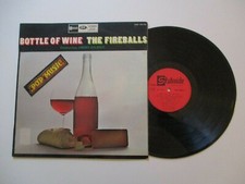 HYPER RARE 33T THE FIREBALLS  BOTTLE OF WINE FIRST PRESS FRANCE DE 1968 +STICKER