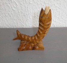 PORTE PIQUES EN BOIS POISSONS
