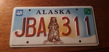plaque immatriculation américaine Alaska usa american license plate