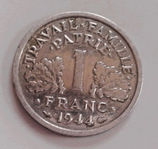 1 Franc Type État Français 1944 B. ( B18 18)