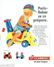 PUBLICITE ADVERTISING 086  1984  Clairbois jouets bébé SAMY Assistance