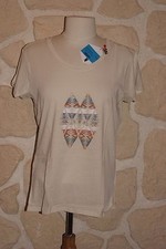 Tee-shirt crème neuf taille 1