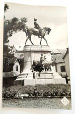 MADAGASCAR TANANARIVE STATUE DU MARECHAL GALLIENI 1950 VERITABLE PHOTO CPA TBE 