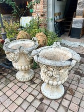 Grand vase exterieur fleuri