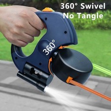 Dual Dog Leash LED Light – 2 Dogs Tangle-Free, 360° Reflective Retractab
