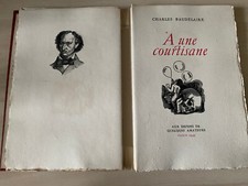 A une courtisane – Baudelaire / Tavy Notton – 1949 (érotisme - curiosa)