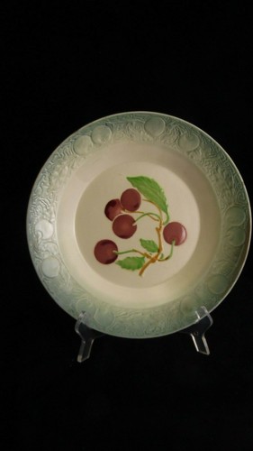 Assiette faience barbotine - en,