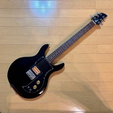 Guitare électrique Greco noire Dan Armstrong copie DiMarzio utilisée du Japon