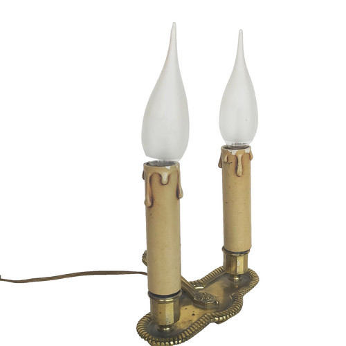 Magnifique lampe bronze - lampe, en