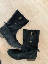 LES TROPEZIENNES: BOTTINES NOIRES NUBUCK POINTURE 38