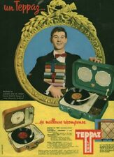 Publicité ancienne électrophone Teppaz sa meilleure récompense 1958