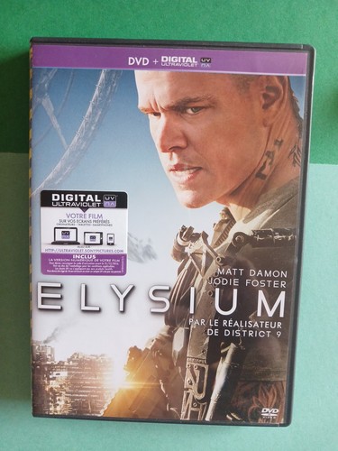 Dvd elysium matt damon - dvd, damon,jodie