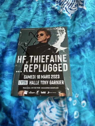 Flyer dédicacé autograph - flyer,
