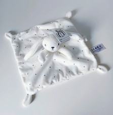 Doudou Plat Carré Lapin Blanc