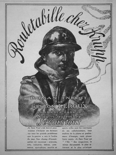 Publicité 1917 rouletabille - publicitÉ,