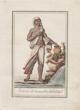 Inde Coromandel Costumes Grasset Gravure En Cuivre 1780