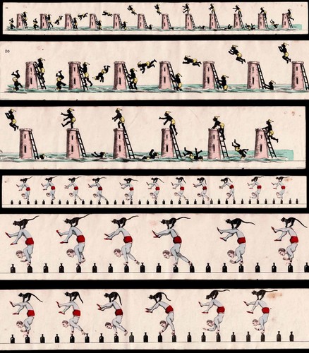 Bande zootrope 1860 - de,