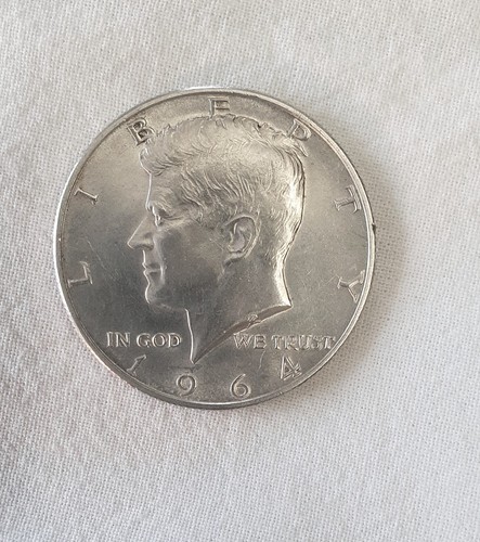 Piece argent 1964 1 2 - 1964, 1/2