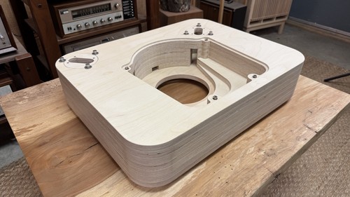 Garrard 301 plinth wide - garrard, &