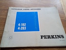 Catalogue de pièces détachées pour moteur Perkins Diesel 4-192 et 4-203