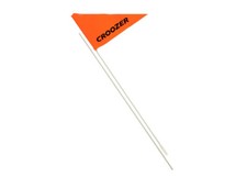 Croozer Drapeau Drapeau Banderole Drapeau De Sécurité Orange
