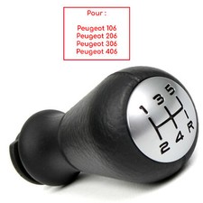 Pommeau Gris 5 Vitesses prévu pour 106 206 CC 306 406 605 Coupé Cabriolet 2403X9