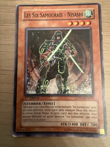 Carte les six samouraïs - les,