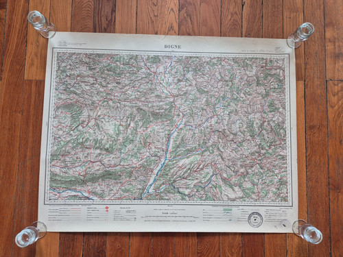 Ancienne carte affiche ign - carte,