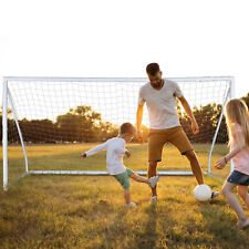 VEVOR But de Football Portable pour Enfants Cage 366x183 cm avec Filet et Sac