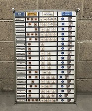 Panneau Industriel - Produits Chimiques - Dangers - Usine de Tissus - 1990