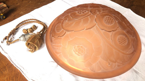 Vasque lustre verre - vasque, en