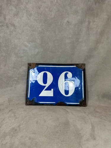 Rare plaque rue ville - rare,