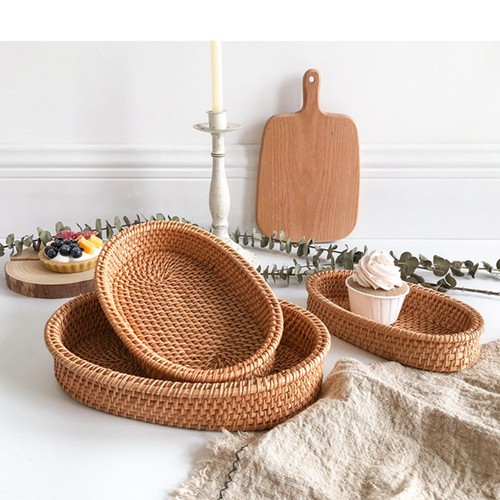 Paniers osier plateaux de - en,