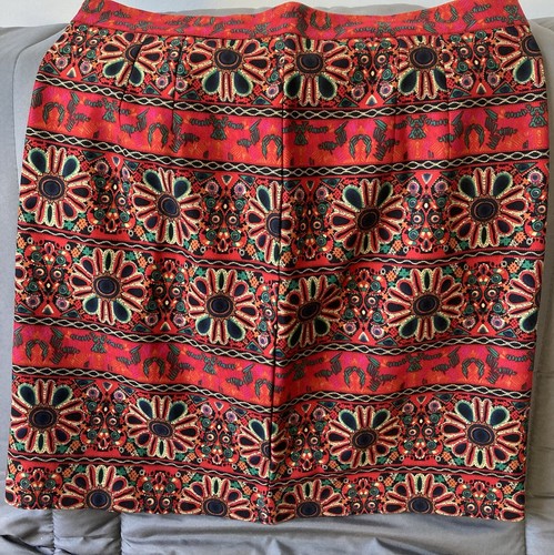 Mini jupe rouge motifs - rouge,