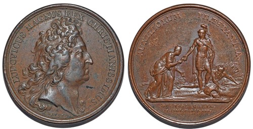 Médaille louis xiv prise - médaille,