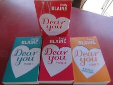 Coffret Intégrale Dear You de Blaine Emily INTEGRALE TOME 1 2 3 LIVRE NEUF AMOUR